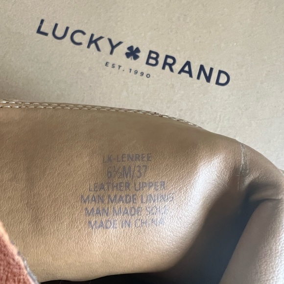LuckyBrand Tan booties - Picture 6 of 6